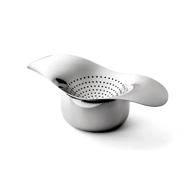 Drift tea strainer & bowl by Robert Welch - Image 6
