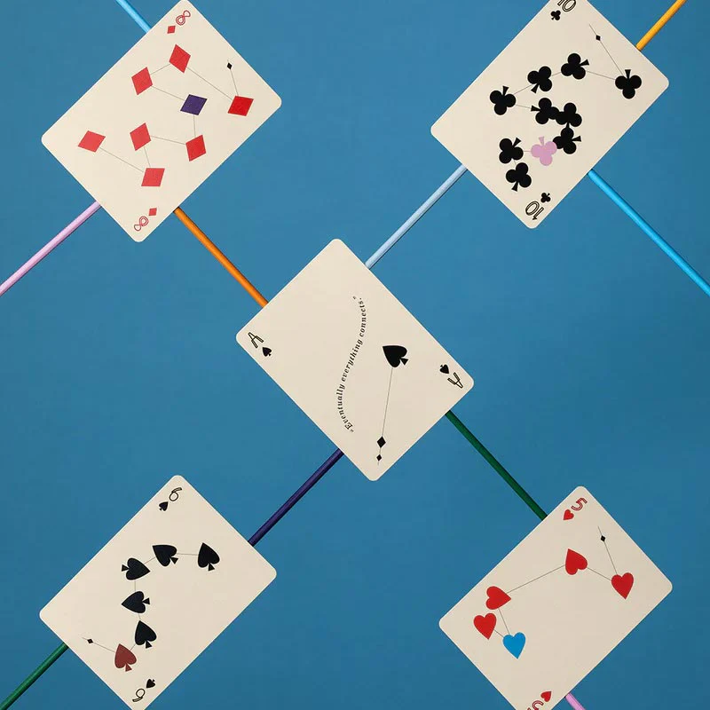 Charles and Ray Eames Kite Playing Cards by Art of Play - Image 2