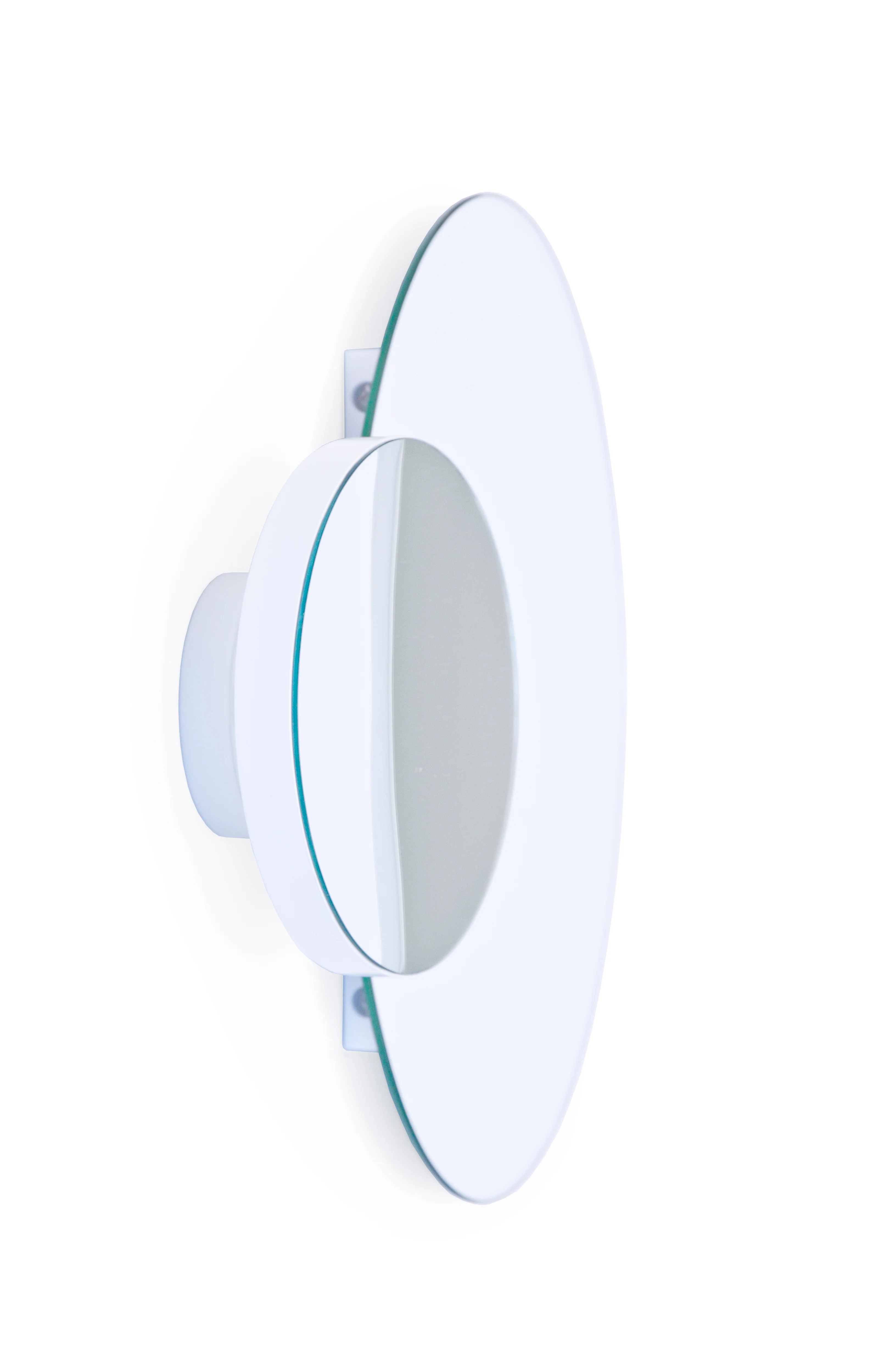 Eclipse mirror - white - des. Lincoln Rivers for Wireworks - Image 10