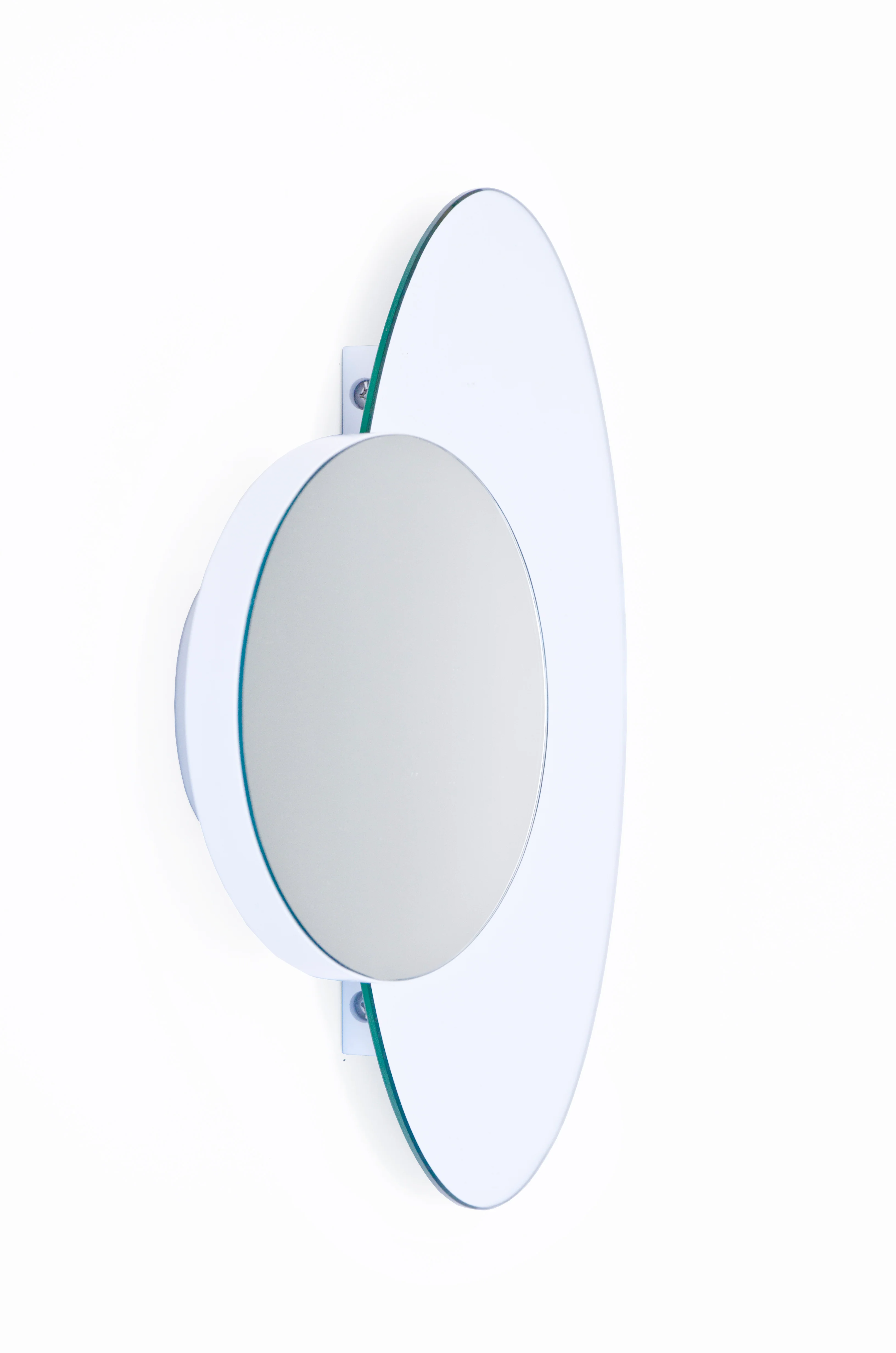 Eclipse mirror - white - des. Lincoln Rivers for Wireworks - Image 12