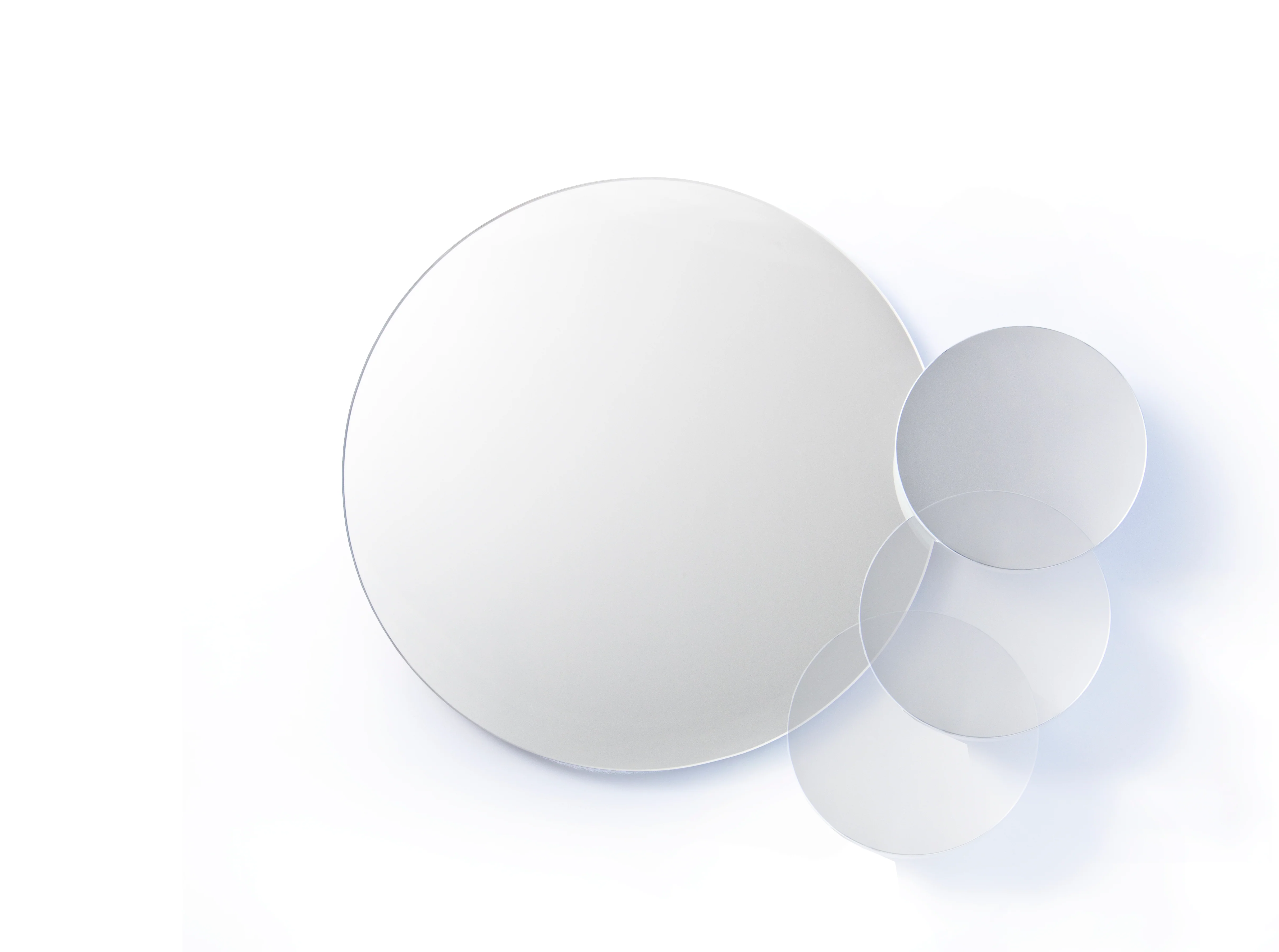 Eclipse mirror - white - des. Lincoln Rivers for Wireworks - Image 9