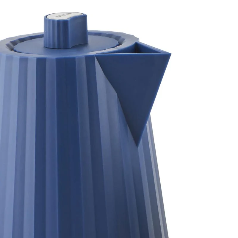 Plissé Electric Kettle - Blue - des. Michele De Lucchi for Alessi - Image 2