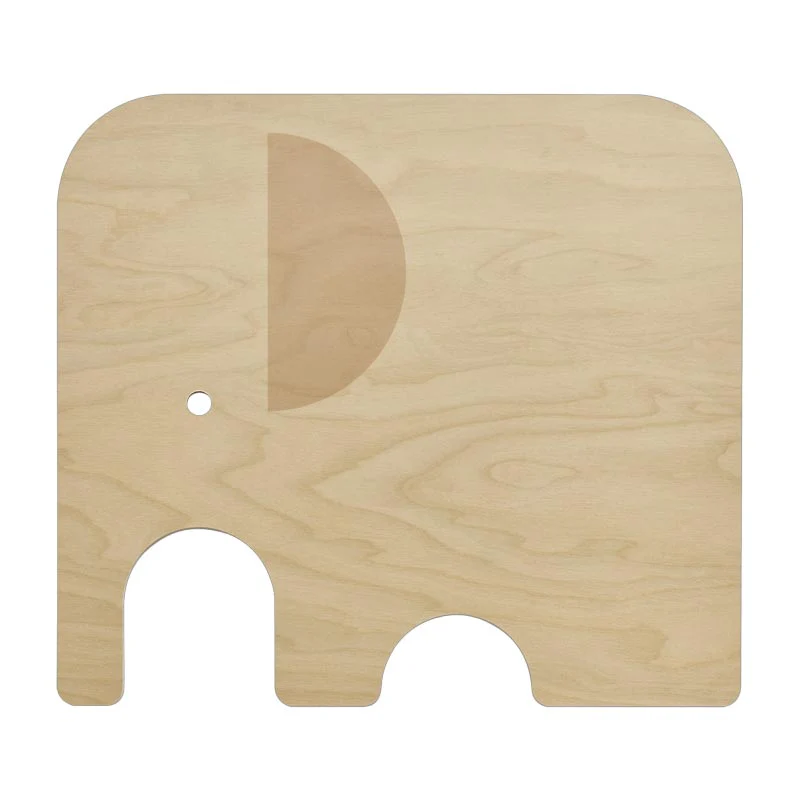 Elephant Chop & Serve Board - Medium 28 x 25 cm - Pink - by Muurla - Image 3
