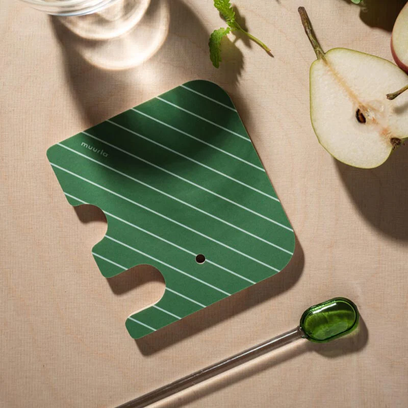 Elephant Coaster Green - by Muurla - Image 2