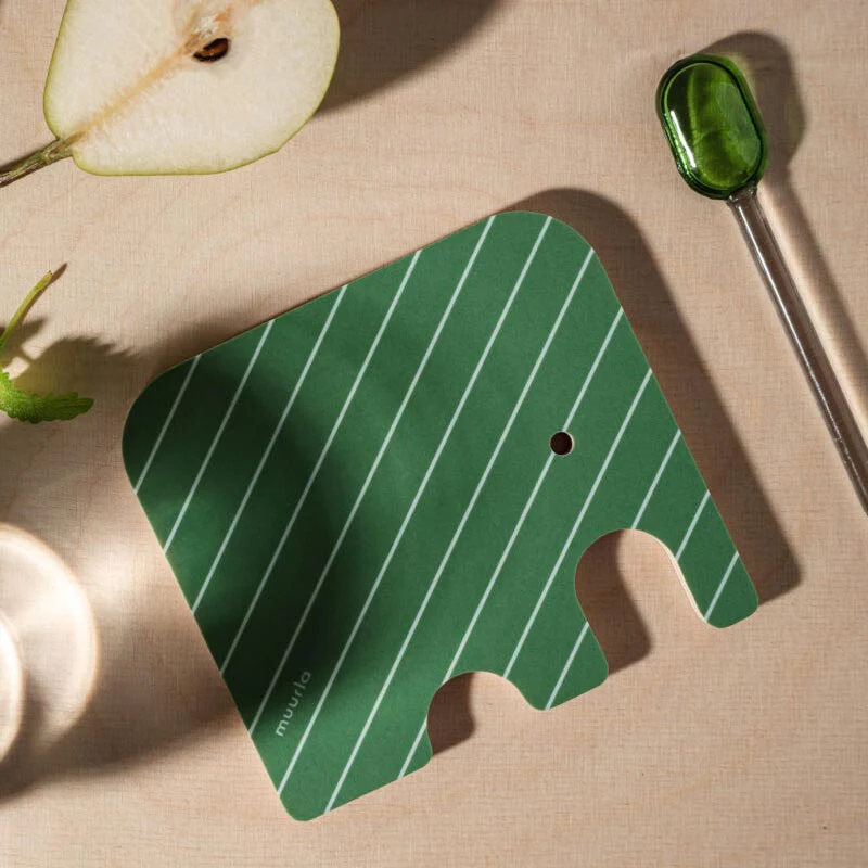 Elephant Coaster Green - by Muurla - Image 3