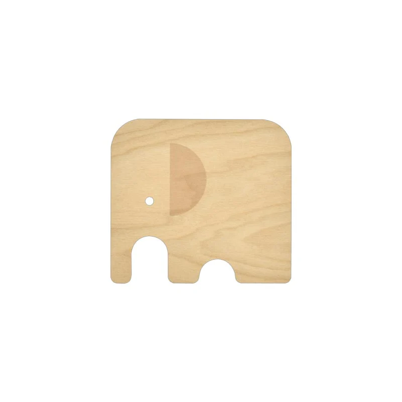 Elephant Coaster Pink - by Muurla - Image 3