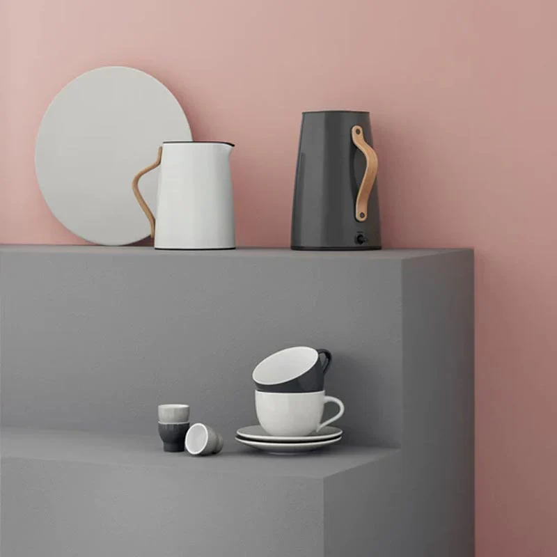Emma Tea Cups by Stelton - Grey - set of 2 - Image 2