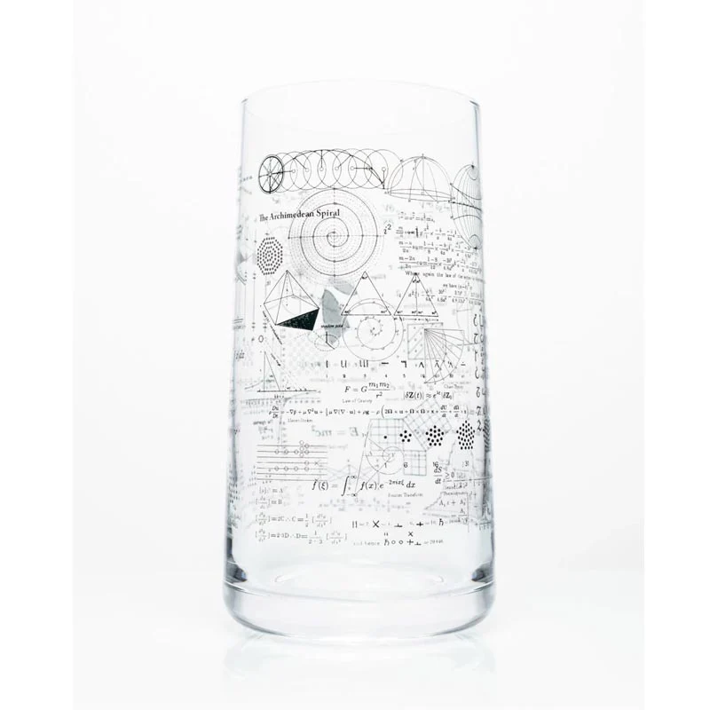 Equations that changed the world - Tumbler Drinking Glass by Cognitive Surplus - Image 4