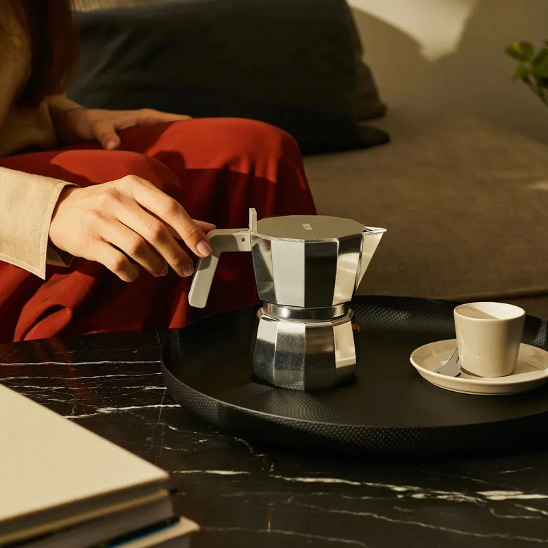 Moka Espresso Coffee Maker - 1 cup - des. David Chipperfield (made by Alessi) - Image 3