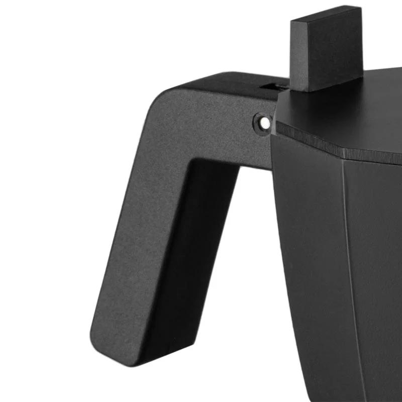 Moka Espresso Coffee Maker in Black - 3 cup - des. David Chipperfield (made by Alessi) - Image 4