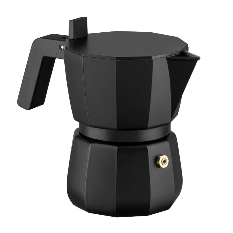 Moka Espresso Coffeemaker in Black - 6 cup - des. David Chipperfield (made by Alessi) - Image 5