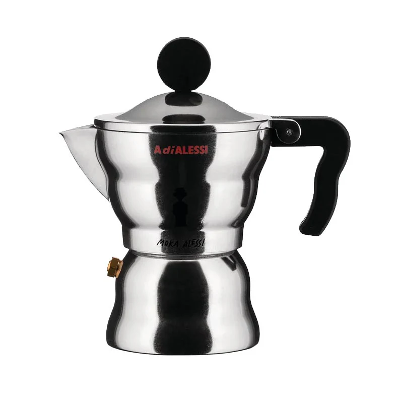 Moka Alessi Espresso Coffee Maker - 6 cup - des. Alessandro Mendini for Alessi - Image 5