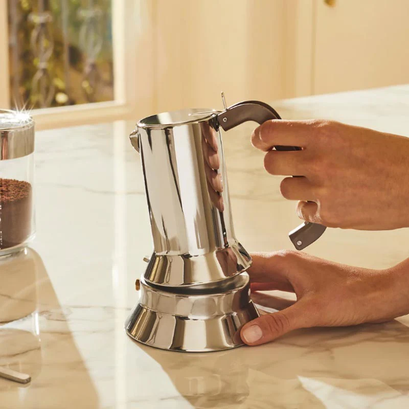 9090 Espresso Coffee Maker - 3 cup - des. Richard Sapper (1978) for Alessi - Image 3
