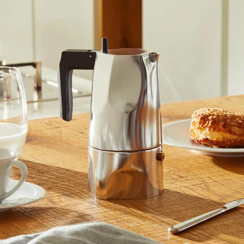 Ossidiana Espresso Coffee Maker - 6 cup - des. Mario Trimarchi for Alessi - Image 4