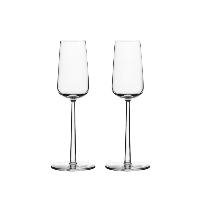 Set of 2 Essence Champagne glasses des. Alfredo Häberli for Iittala - Image 6