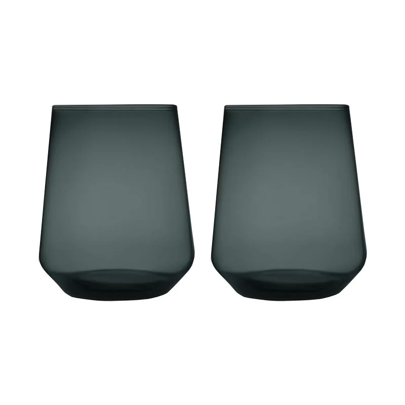 Set of 2 Essence tumblers - 35cl - dark grey - des. Alfredo Häberli for Iittala - Image 5