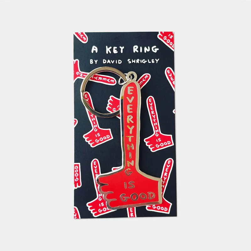 Everything Is Good - keyring by David Shrigley - Image 2