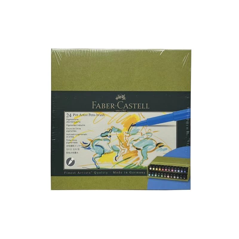 Faber-Castell Pitt Artist Brush Pens - Set of 24 - Image 3
