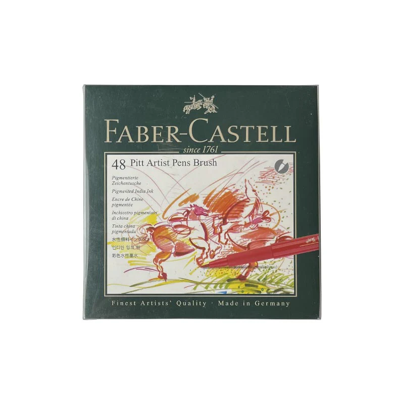 Faber-Castell Pitt Artist Brush Pens - set of 48 - Image 3