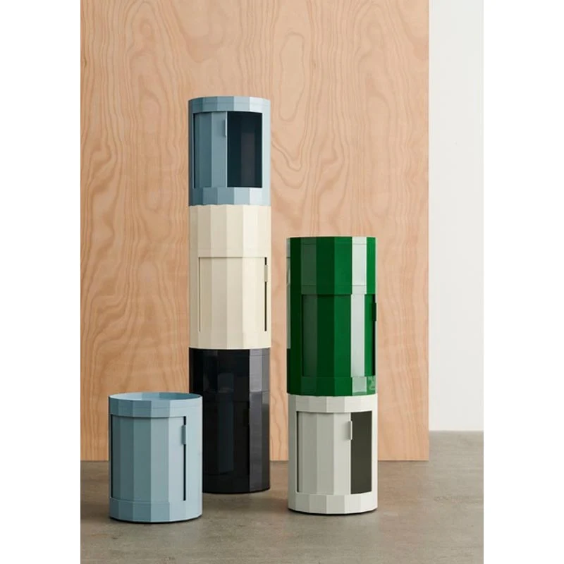 Facet Cabinet (incl. Feet and Castors) - High - Anthacite - des. Stefan Scholten for HAY - Image 3