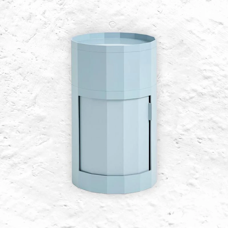 Facet Cabinet (incl. Feet and Castors) - High - Misty Blue - des. Stefan Scholten for HAY - Image 4