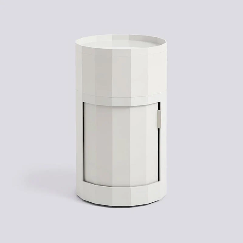 Facet Cabinet (incl. Feet and Castors) - High - Misty Grey - des. Stefan Scholten for HAY - Image 5