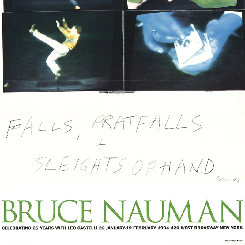 Falls, Pratfalls and Sleights of Hand poster by Bruce Nauman - Image 3