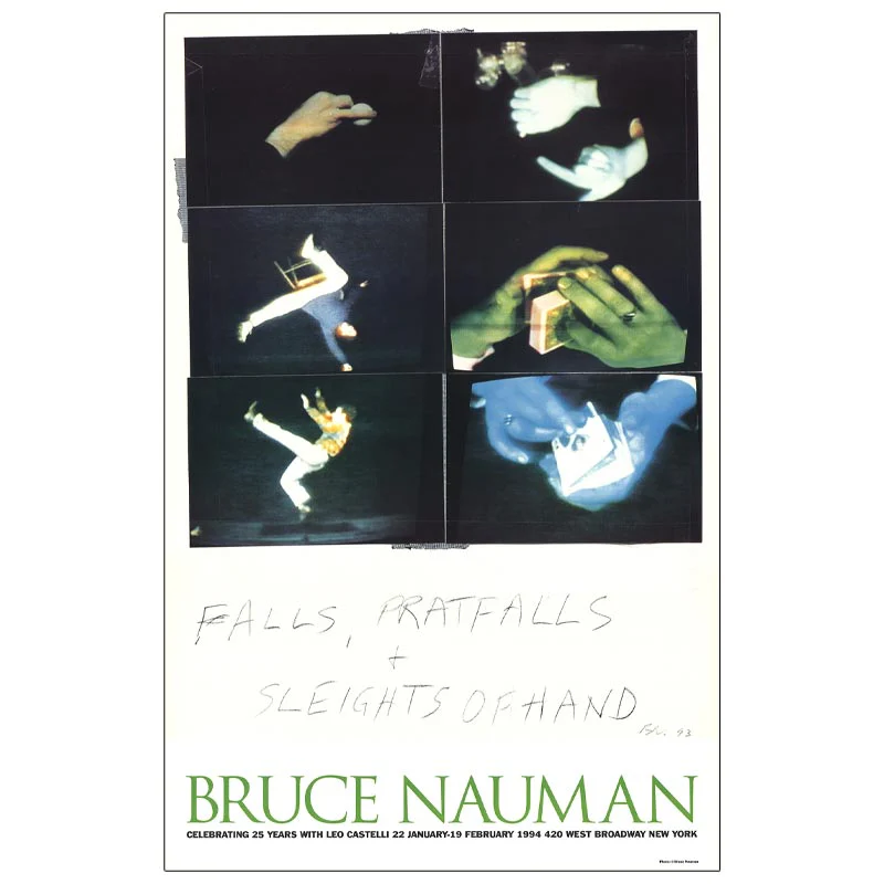 Falls, Pratfalls and Sleights of Hand poster by Bruce Nauman - Image 4