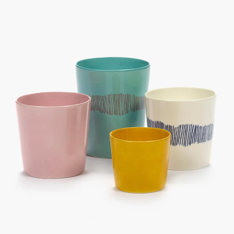Feast coffee cup - pink, 25cl - des. Ottolenghi for Serax - Image 4