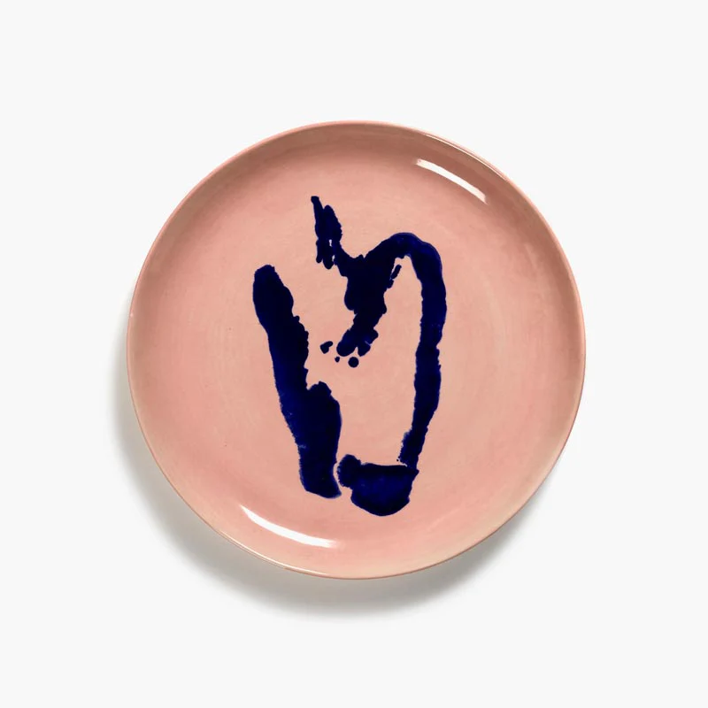 Feast plate - pink pepper blue - des. Yotam Ottolengi for Serax - Image 7