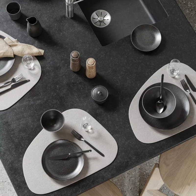 LAGONA Felt Placemat - Micro Chip - by Studio blomus - Image 2