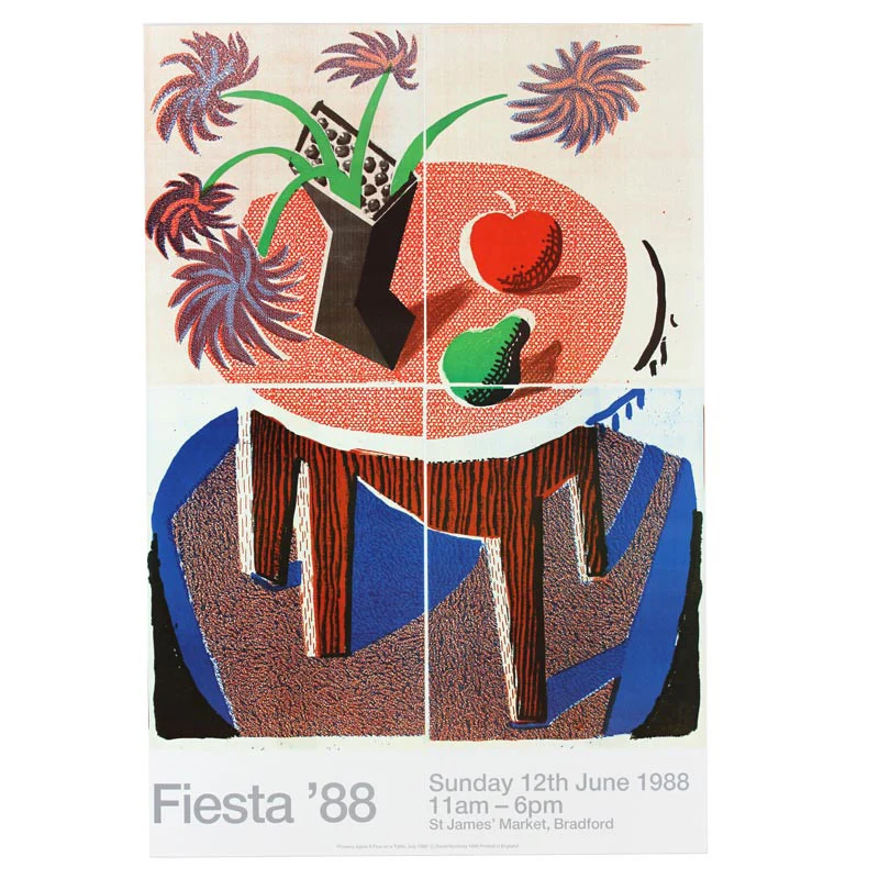 Fiesta '88 (Bradford Festival) Poster by David Hockney - Image 2