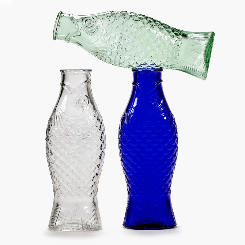 Fish & Fish Carafe - Cobalt Blue - des. Paola Navone for Serax - Image 4