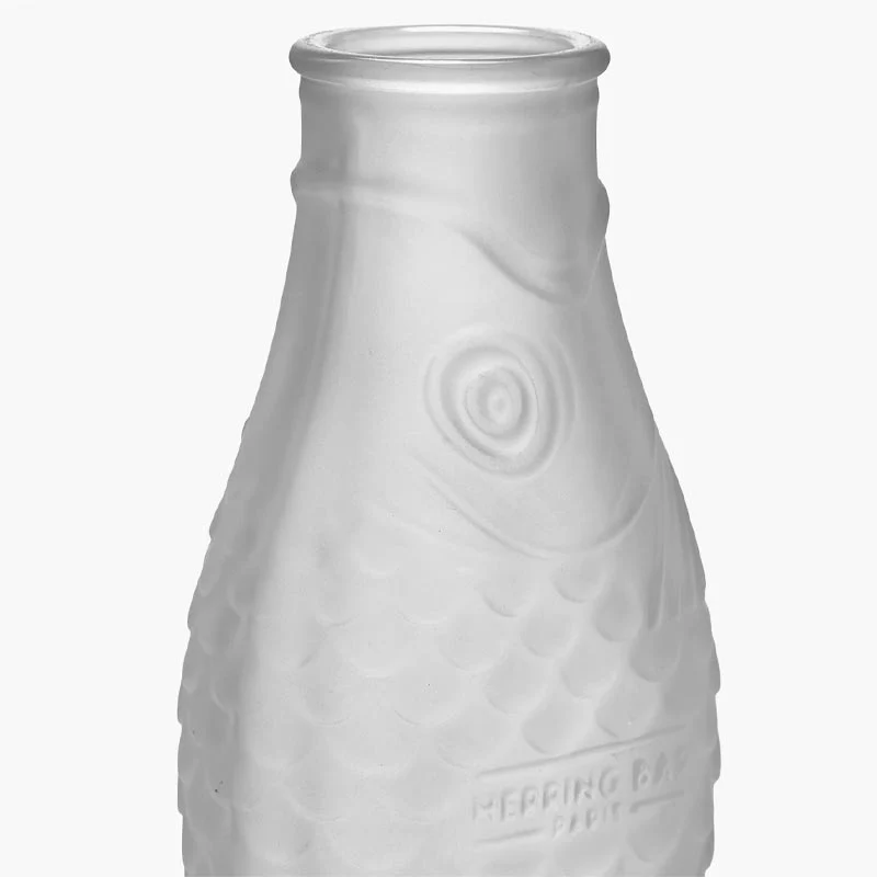 Fish & Fish Carafe - Frosted White - des. Paola Navone for Serax - Image 3