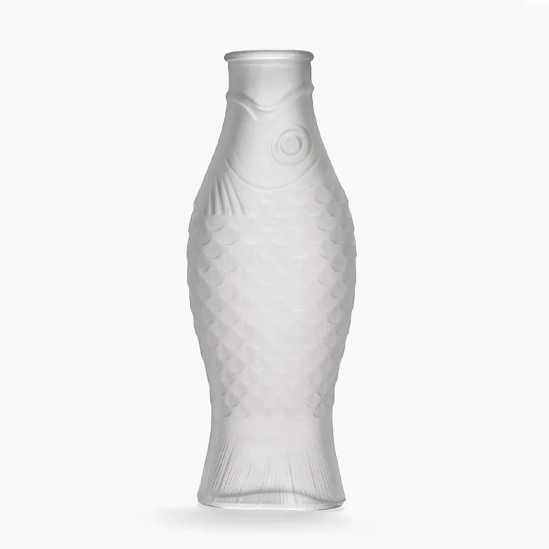 Fish & Fish Carafe - Frosted White - des. Paola Navone for Serax - Image 7