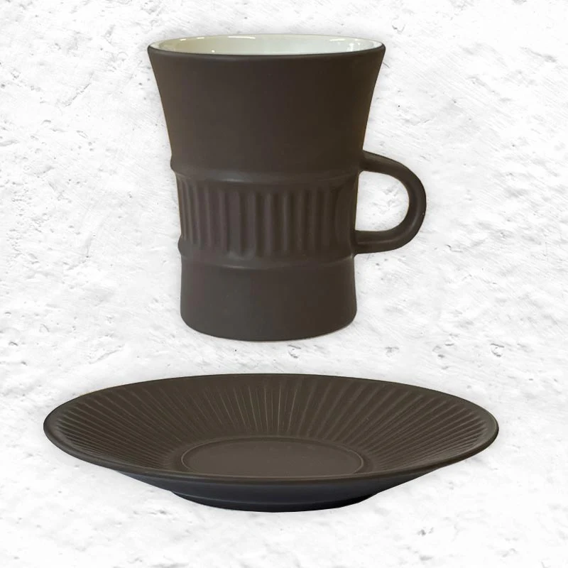Flamestone Cup & Saucer, by Dansk