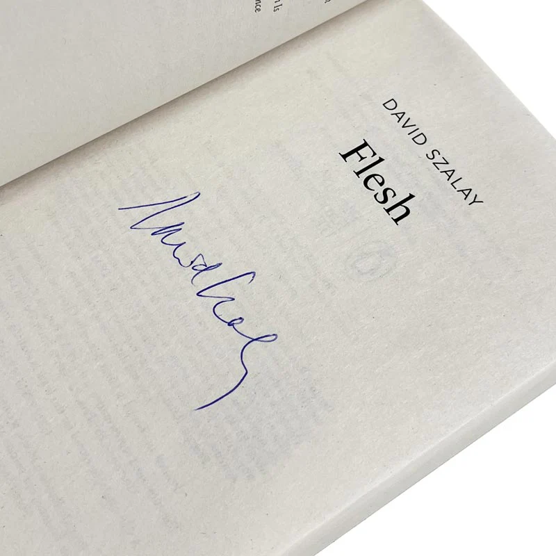 Flesh by David Szalay - Signed Paperback with bookmark - Image 2