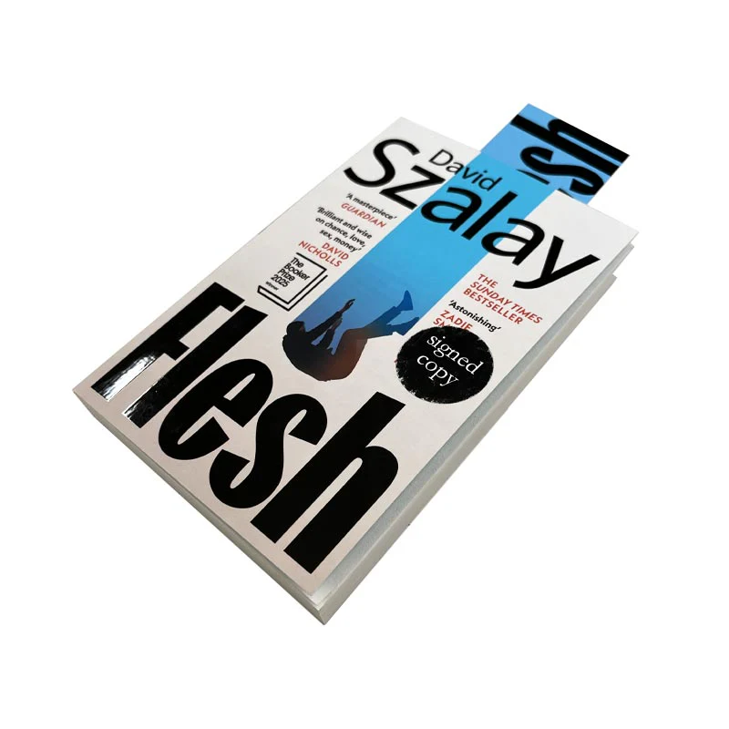 Flesh by David Szalay - Signed Paperback with bookmark - Image 3