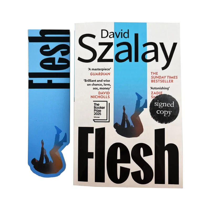 Flesh by David Szalay - Signed Paperback with bookmark - Image 4