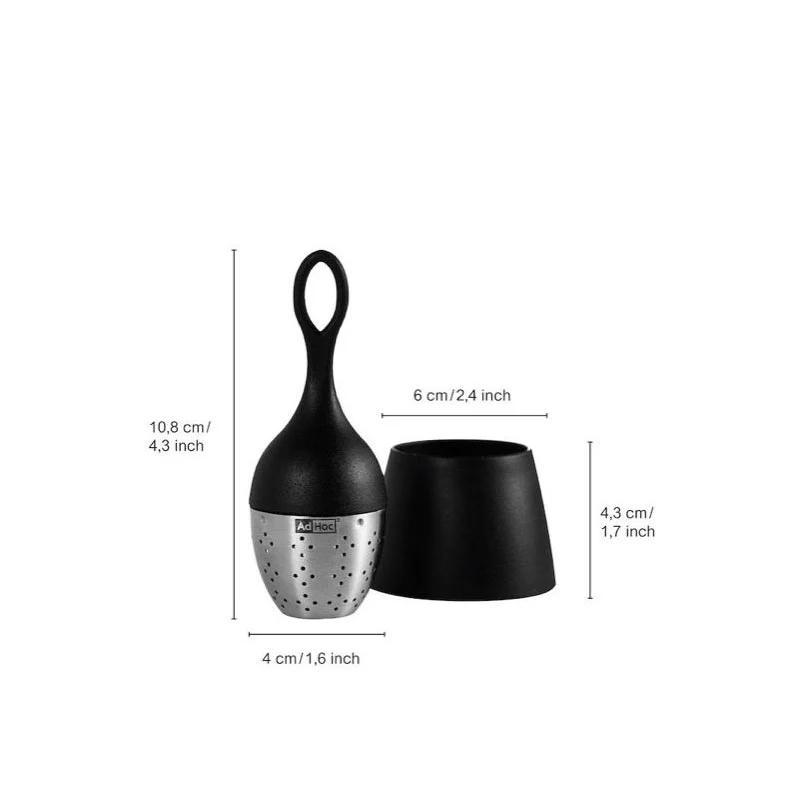 Floatea Floating Tea Infuser - Black - by AdHoc - Image 4