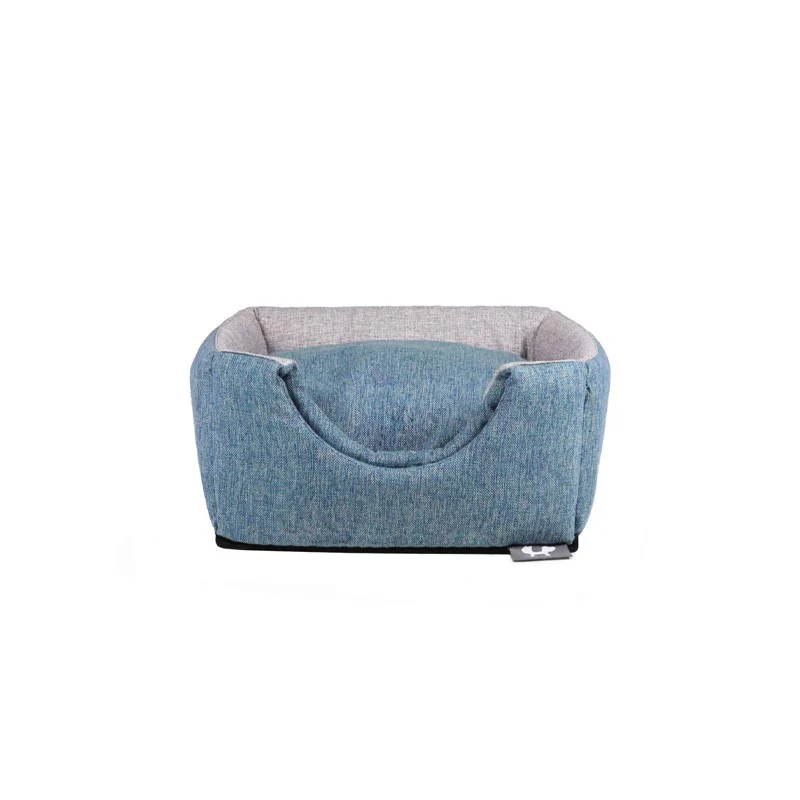 "Chalet" Foldaway Dog and Cat House / Bed - Aquamarine / Grey - by United Pets Sand - Image 6