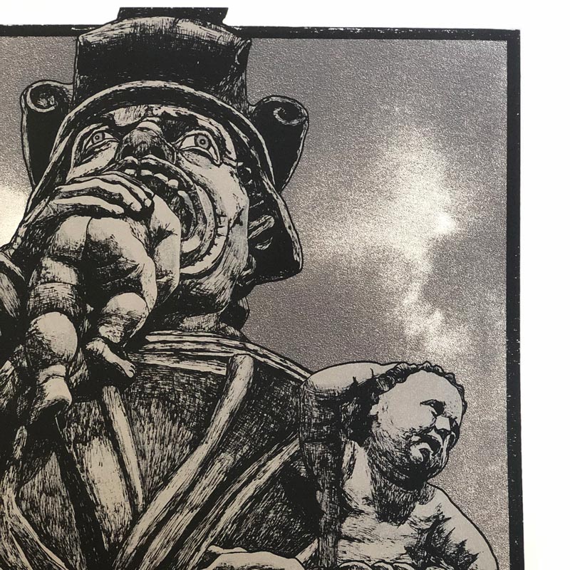 Foo Fighters, Bern poster by Tommy Davidson-Hawley - hand pulled 4 colour screenprint, artist's proof. - Image 4