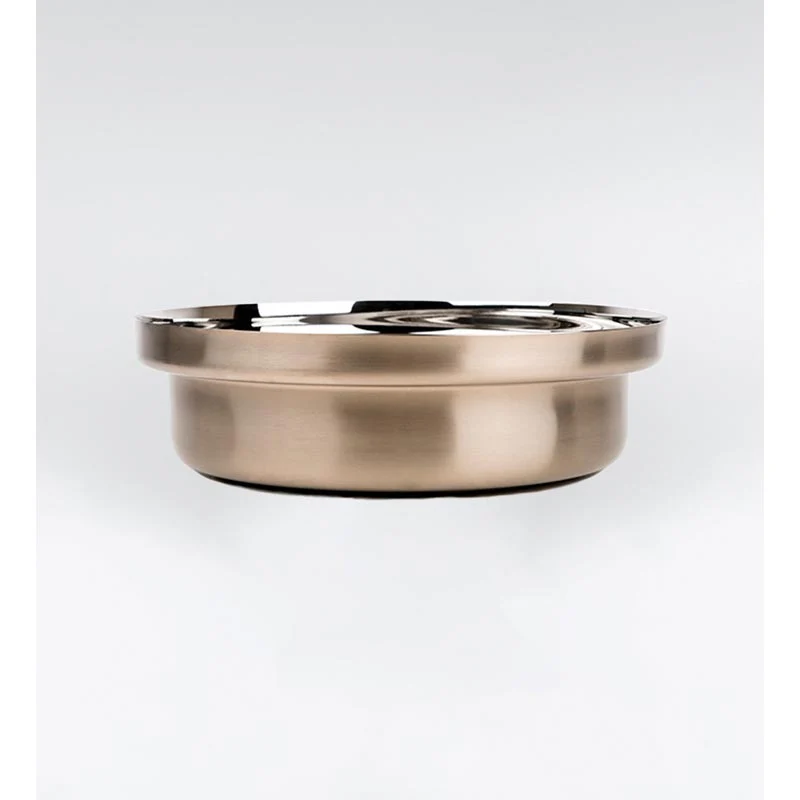 Foodwear Bronze 30cm Low Casserole Pan with Bronze Glass Lid and Canaletto Walnut Handle - des. Rodolfo Dordoni for KnIndustrie - Image 4