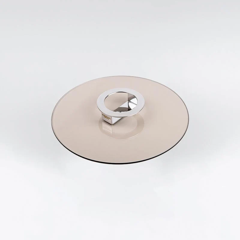 Foodwear Bronze 30cm Low Casserole Pan with Bronze Glass Lid and Canaletto Walnut Handle - des. Rodolfo Dordoni for KnIndustrie - Image 6