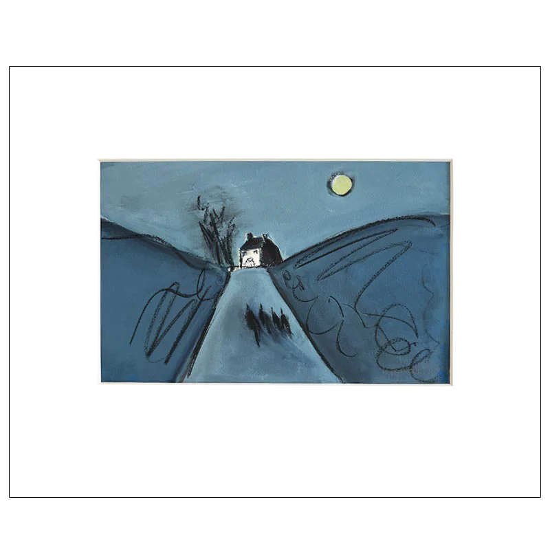 Four Figures Walking Home, 2018 - original watercolour painting by Kitty North. - Image 3