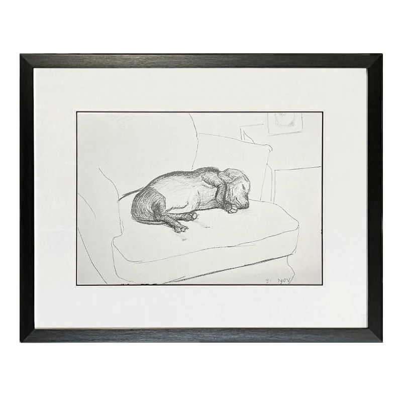 Boodge, 31 Nov 1993 - framed dog (June image from 1995 Calendar) - Image 3