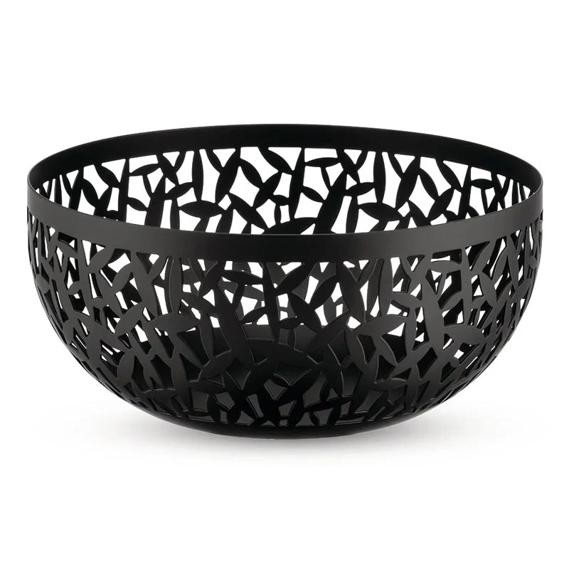 CACTUS! Fruit Bowl / Basket - 29cm, black - des. Marta Sansoni for Alessi - Image 2