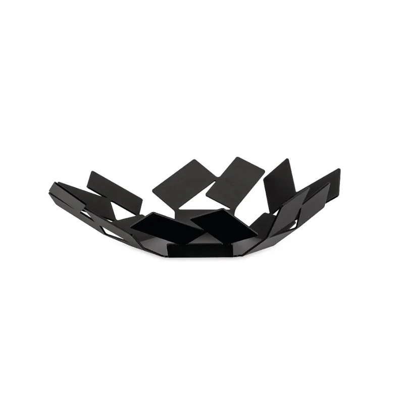 La Stanza dello Scirocco Fruit Bowl / Fruit Holder (Black, Small) - des. Mario Trimarchi for Alessi - Image 2
