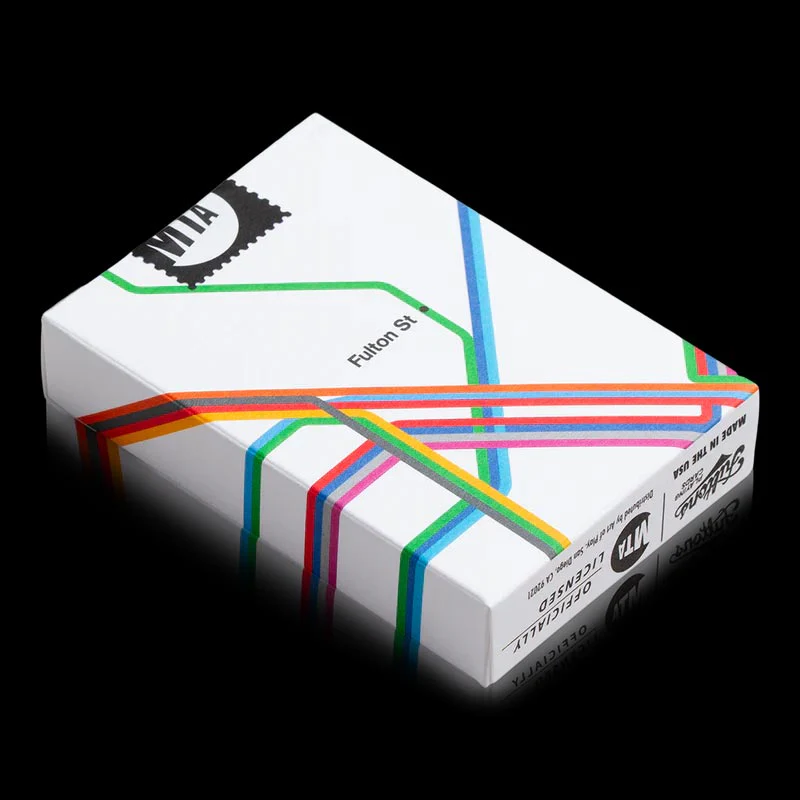 Fulton Street / Massimo Vignelli MTA Subway Map Playing Cards by the US Playing Card Company - Image 4