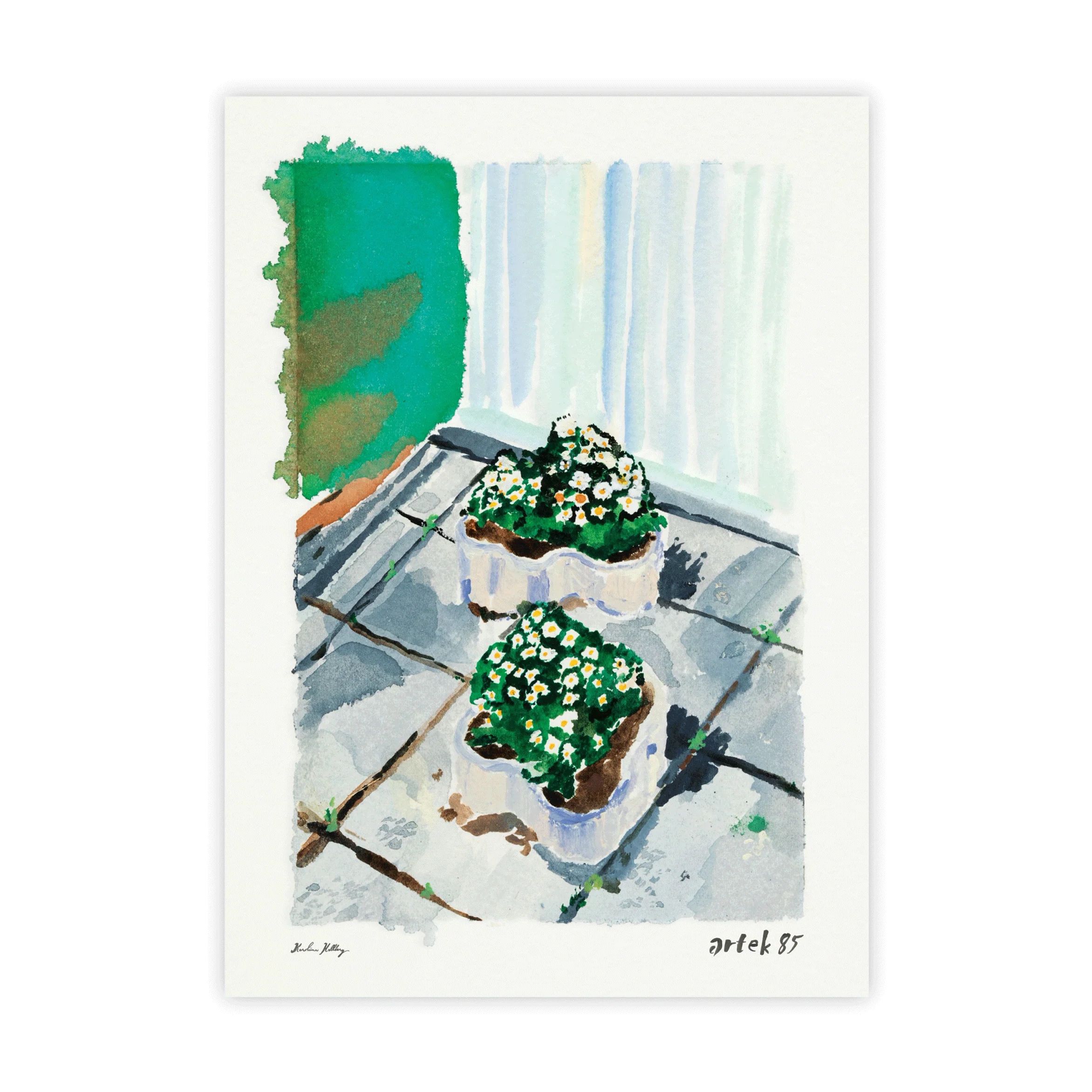 Garden as a Room poster by Karoliina Hellberg (Artek 85th anniversary poster) - Image 2